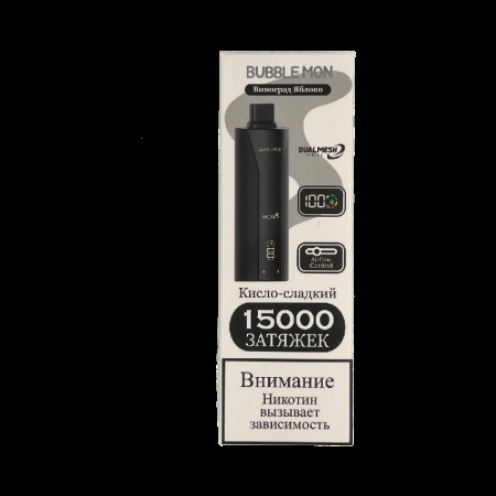 Bubble Mon Booster P-15000 Виноград Яблоко