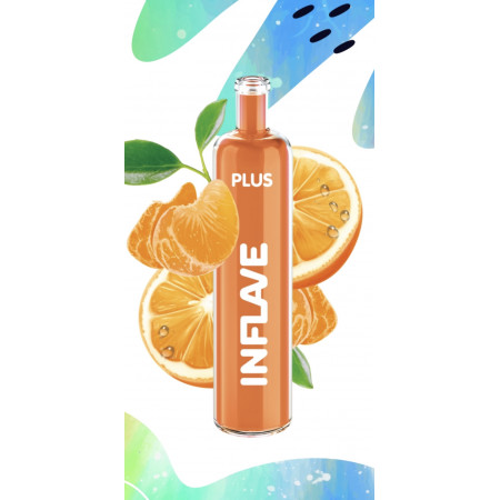 Электронная сигарета Inflave Plus 2200 затяжек Спелый Мандарин