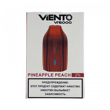 Электронная сигарета Viento VT 6000 - Ананас персик (Pineapple Peach)